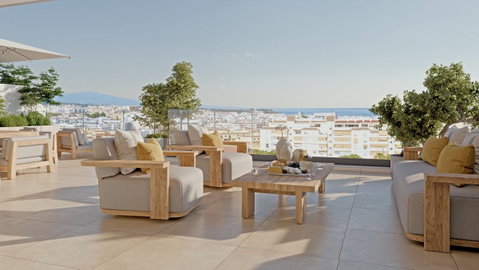 Middle Floor Apartment in Estepona, Costa del Sol – 2 beds – 600000 € - photo 3 of 27