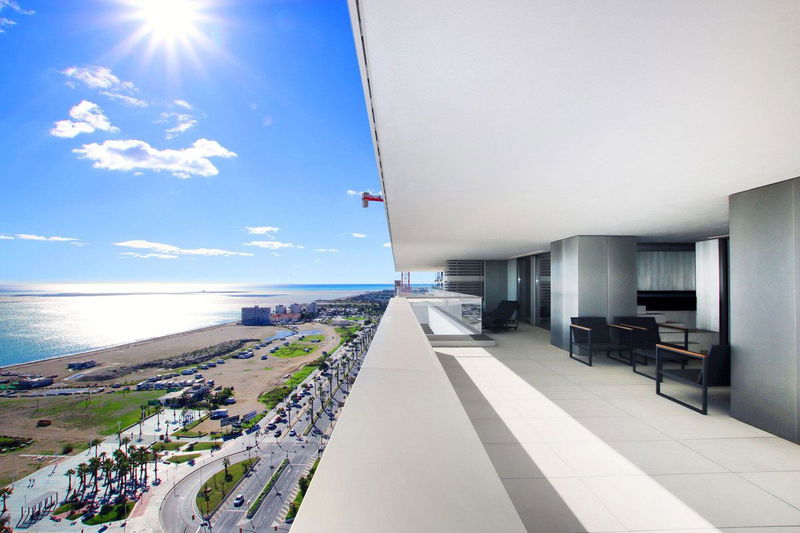 Top Floor Apartment in Málaga, Costa del Sol – 4 beds – 5600000 €