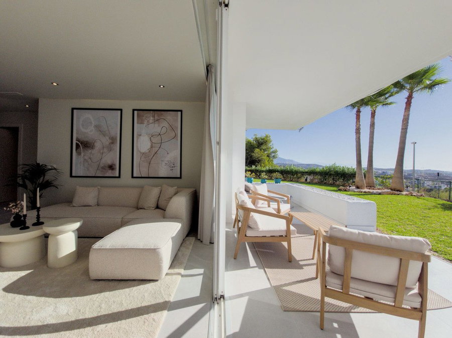 Ground Floor Apartment in Mijas, Costa del Sol – 3 beds – 595000 € - photo 1 of 38