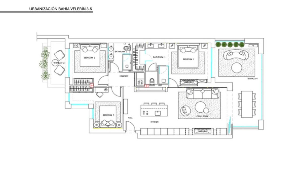 Middle Floor Apartment in Estepona, Costa del Sol – 3 beds – 1995000 € - photo 30 of 30