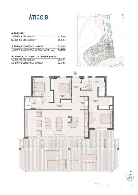 Penthouse in Estepona, Costa del Sol – 3 beds – 1150000 € - photo 60 of 60
